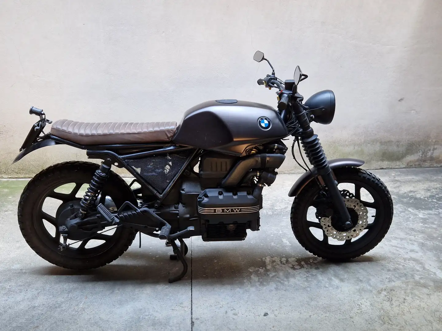 BMW K 75 cafe race Marrone - 2