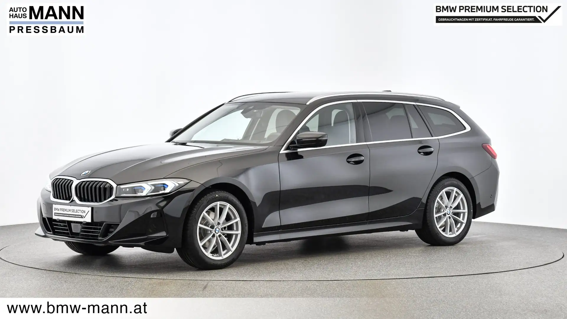 BMW 318 318d Noir - 2