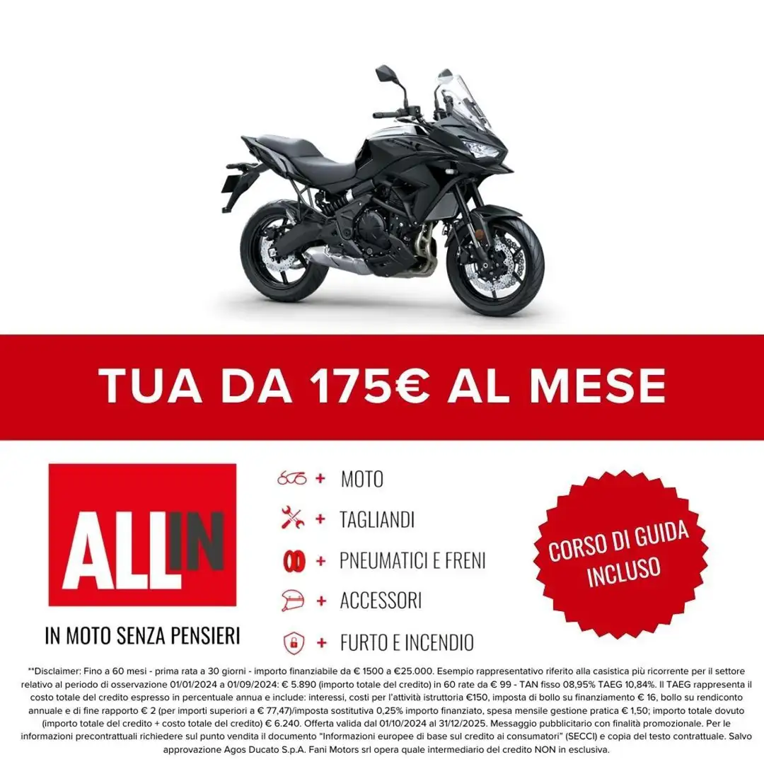 Kawasaki Versys 650 2025 Negru - 2
