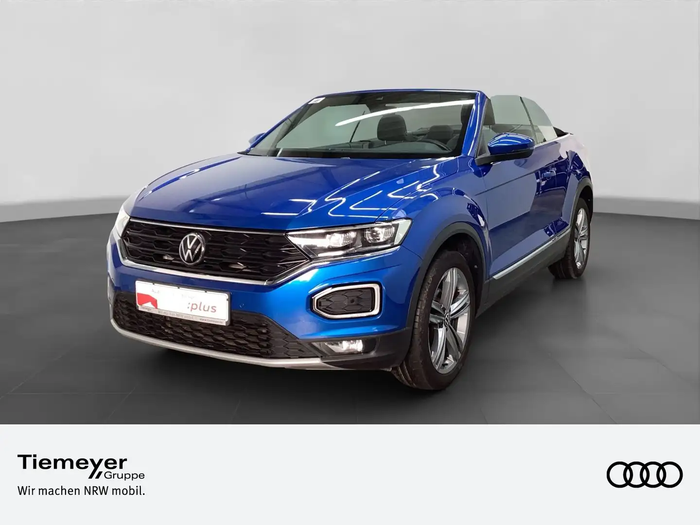 Volkswagen T-Roc Cabrio 1.0 TSI STYLE LM18 AHK ASSISTENZ+ Blau - 1