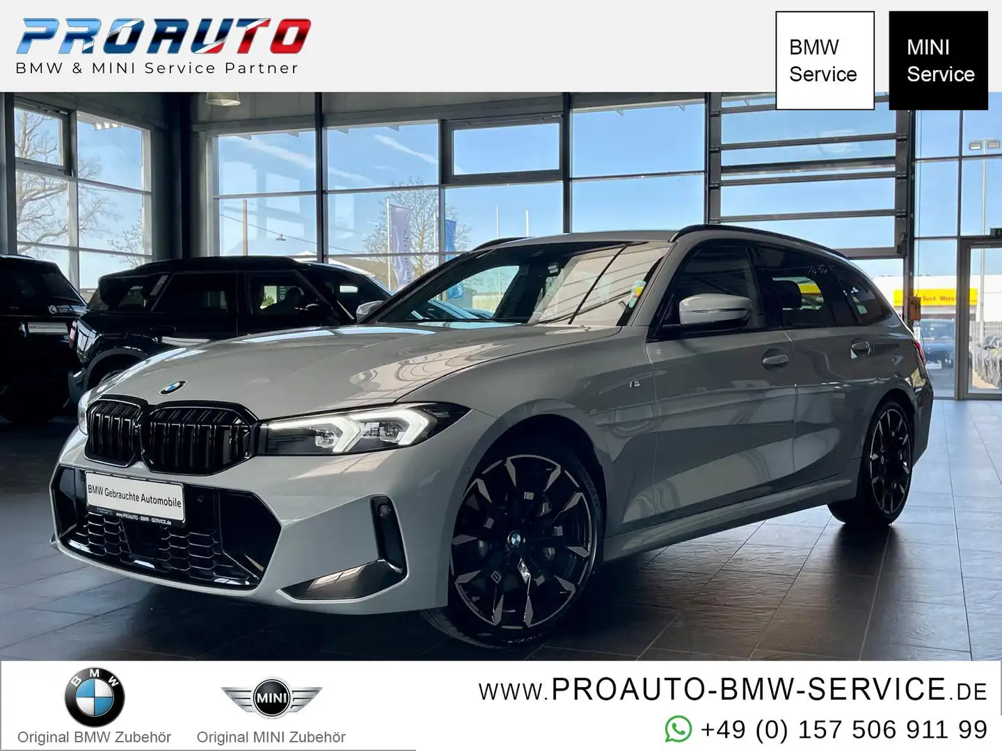 BMW 330 iTou xDrive M Sport LED/HUD/ACC/360°/RFK Grau - 1