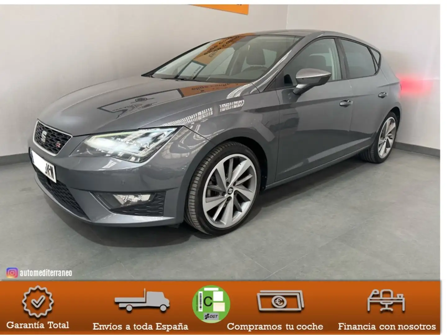 SEAT Leon ST 2.0TDI CR S&S FR DSG6 Gris - 2