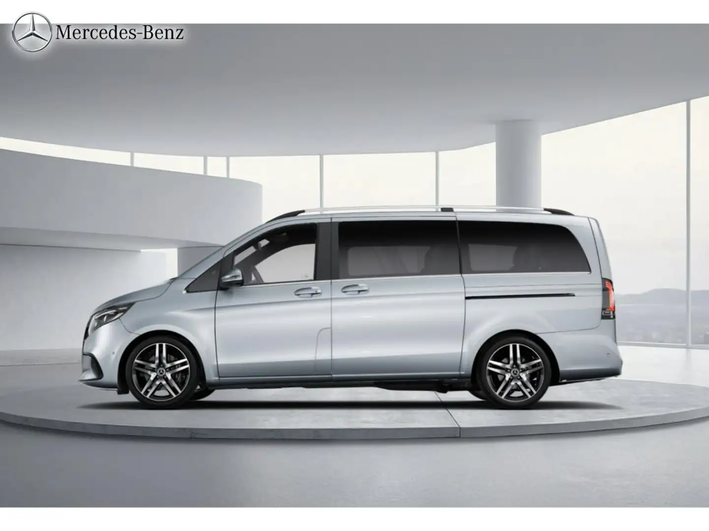 Mercedes-Benz V 300 d AVANTGARDE Lang EasyPack+AHK+MBUX+360° Silber - 2