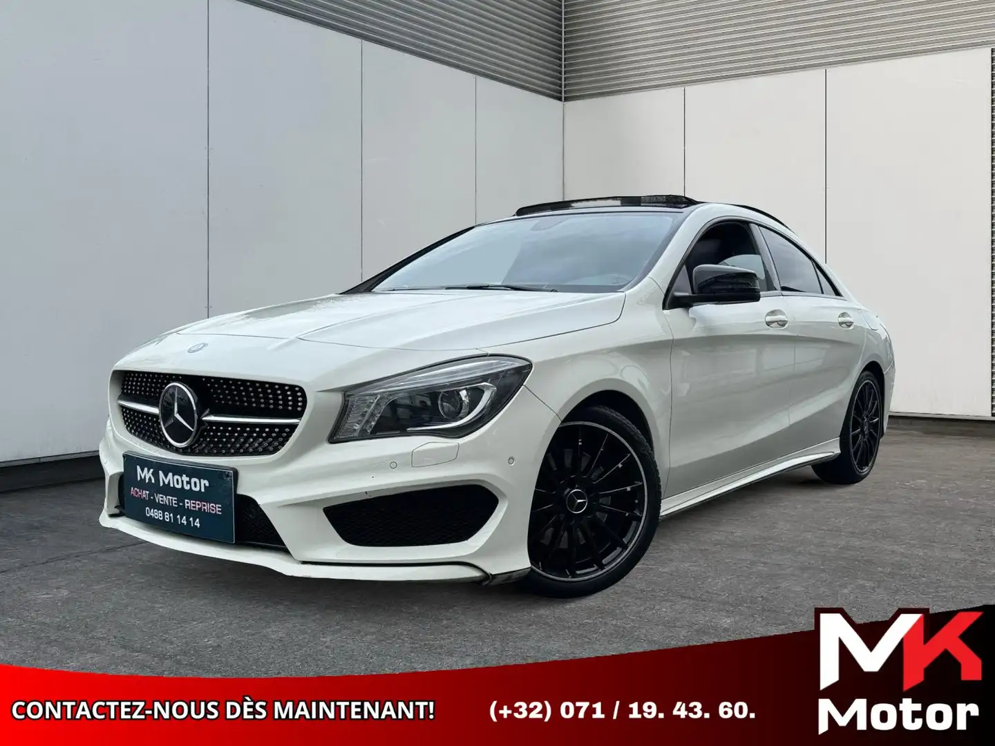 Mercedes-Benz CLA 250 4-Matic PACK AMG / TOIT OUVRANT / CUIR / CRUISE Blanc - 1