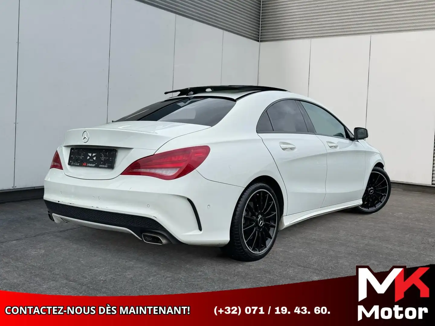 Mercedes-Benz CLA 250 4-Matic PACK AMG / TOIT OUVRANT / CUIR / CRUISE Blanc - 2