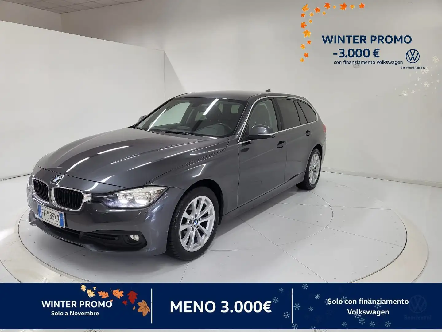 BMW 320 (F30/31) 320d xDrive Touring Gris - 1