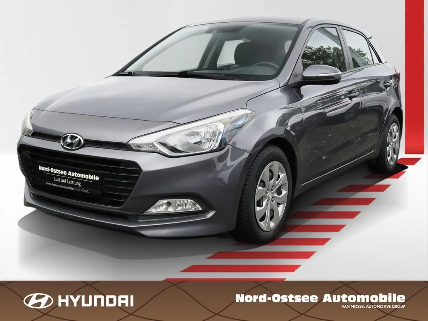 Hyundai i20 1.0 TREND BLUE PDC SHZ SPURH KLIMA TEMPOMAT Gris - 1