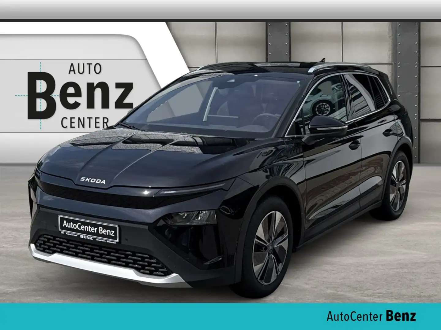Skoda Elroq 85 CLEVER*LED*ALU*SHZ*AHK*ACC*APP*LNKRHZ Klima Noir - 1