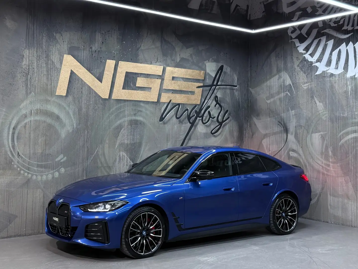 BMW i4 GranCpe xDrive M50 LEASINGFÄHIG 8FACH GARANTIE Blau - 2