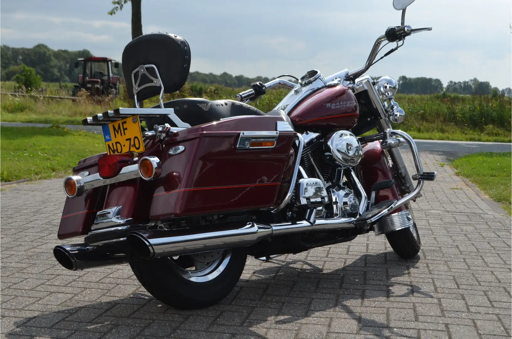 Harley-Davidson Road King 88 FLHR cast wheels Origineel Nederlands geleverd Roşu - 1