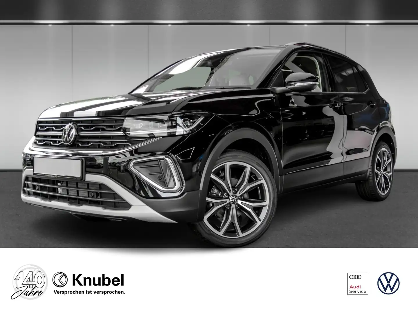 Volkswagen T-Cross Style 1.0 TSI DSG IQ.Light Navi AHK Keyless Zwart - 1