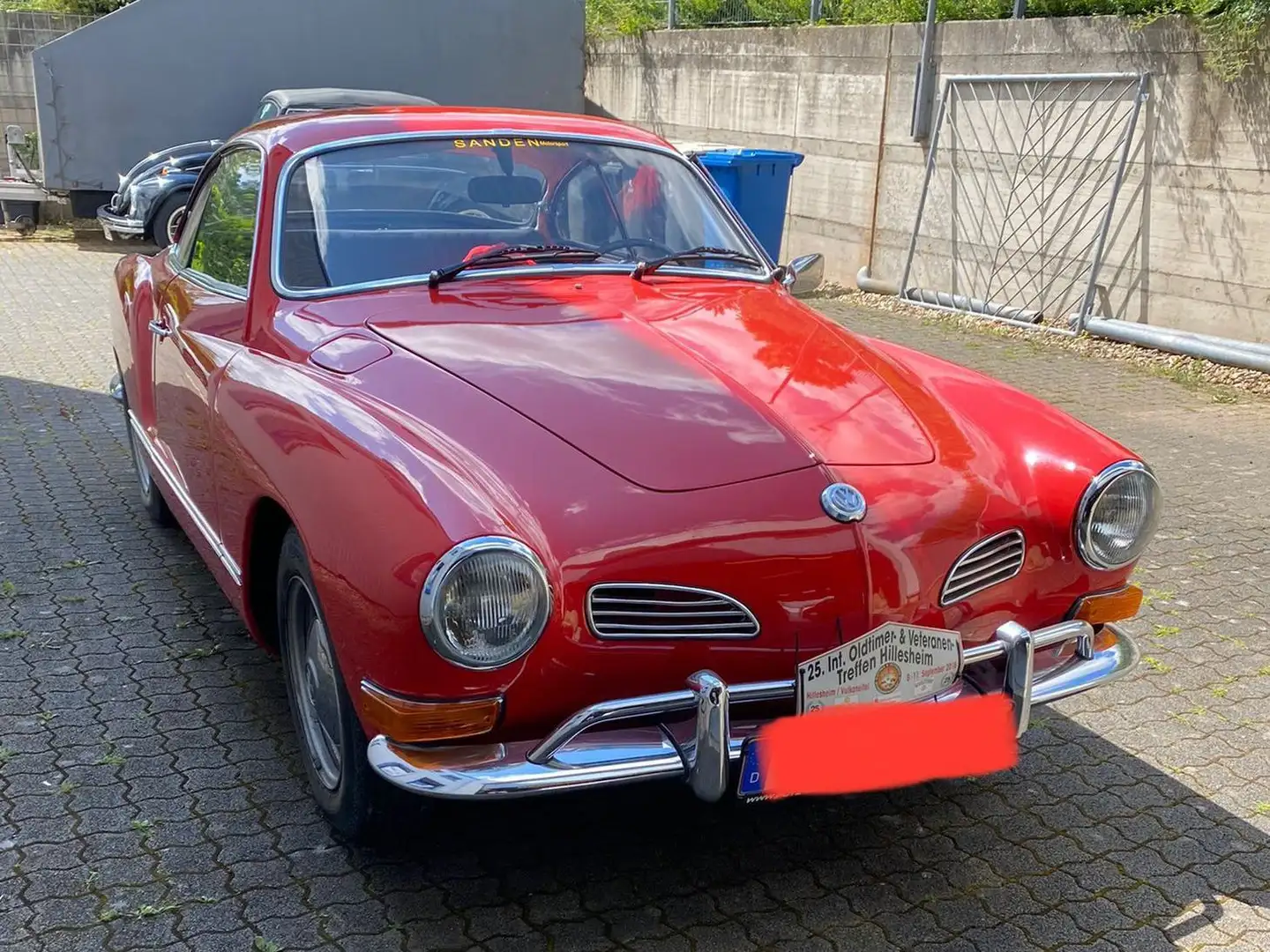 Volkswagen Karmann Ghia Piros - 1