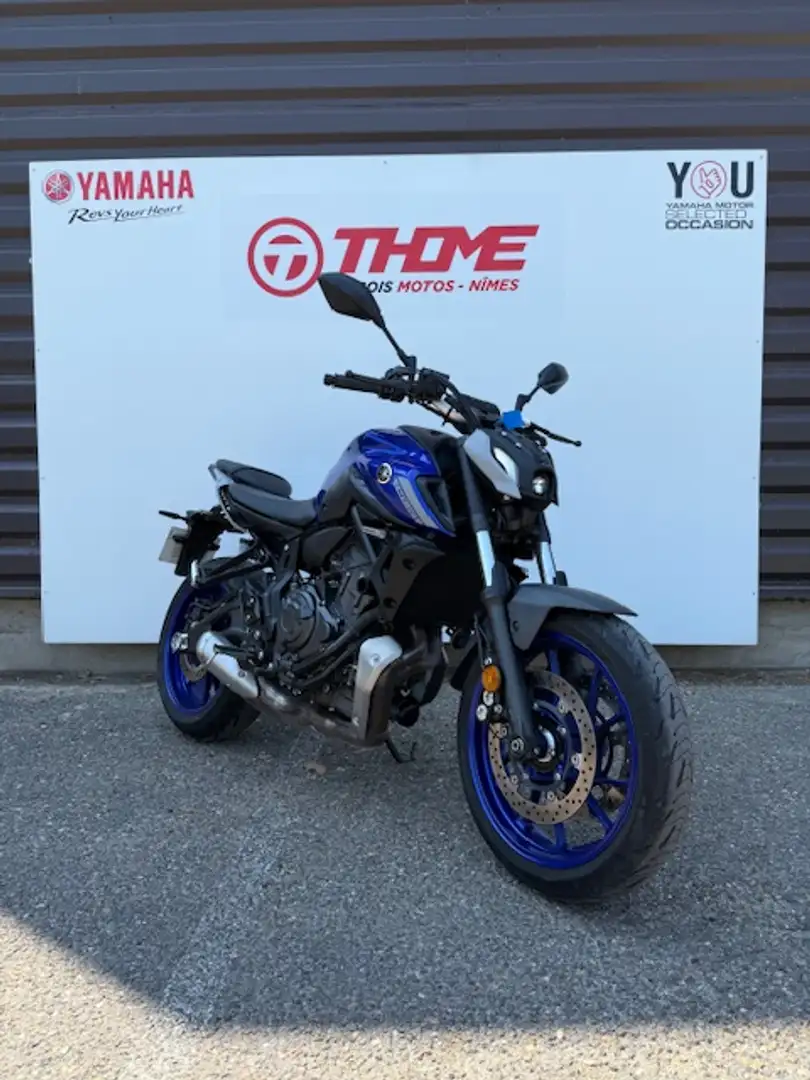 Yamaha MT-07 Bleu - 2