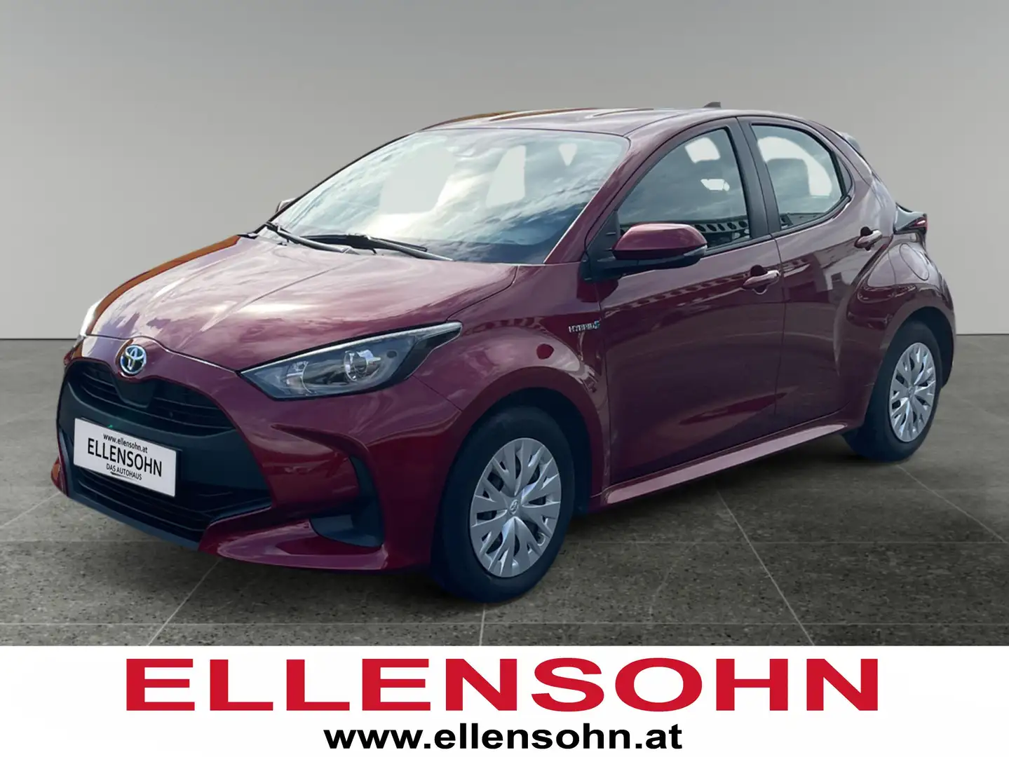 Toyota Yaris 1,5 l Hybrid, 5-türig, Active mit Anhängerkupplun Rot - 1