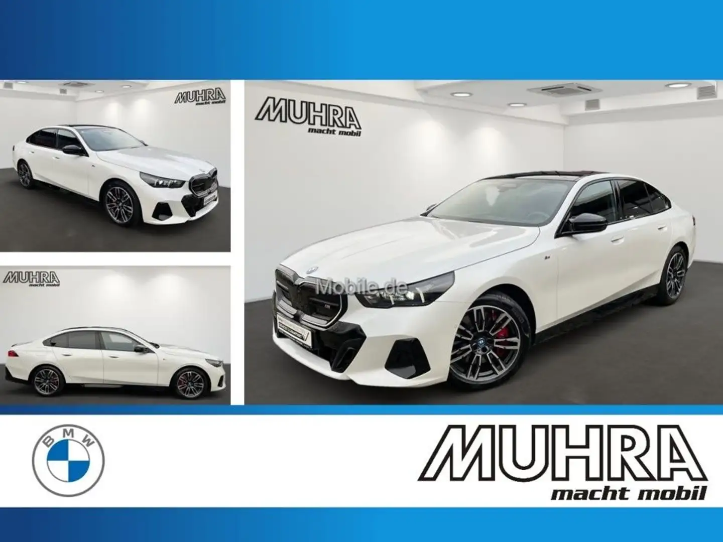 BMW i5 M60 xDrive Limousine 19" PANO MEMORY ACC HUD AHK L Bílá - 1