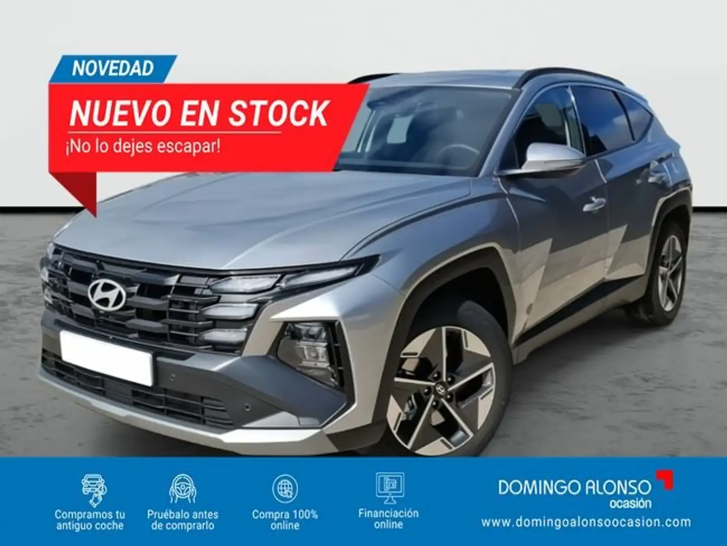 Hyundai TUCSON FL Híbrido enchufable 1.6 T-GDi (288 CV) AT6 2WD Plateado - 1
