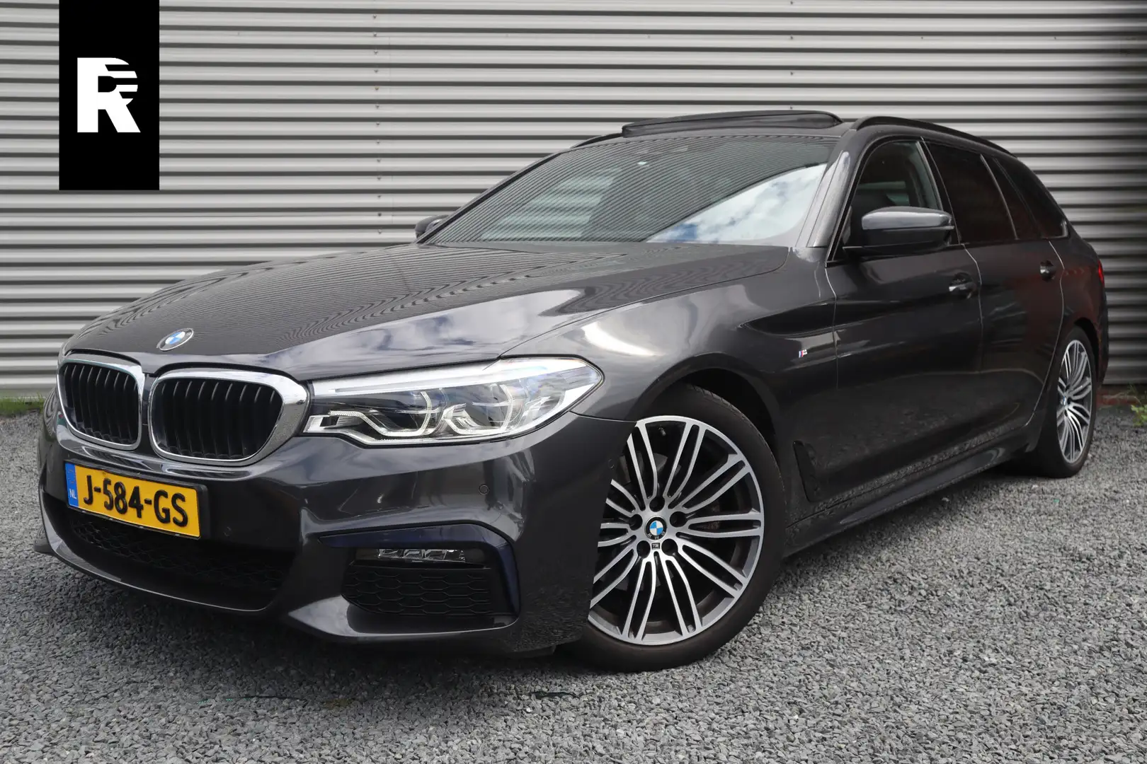 BMW 520 5-serie Touring 520i High Executive M-Sport Leder Grigio - 1
