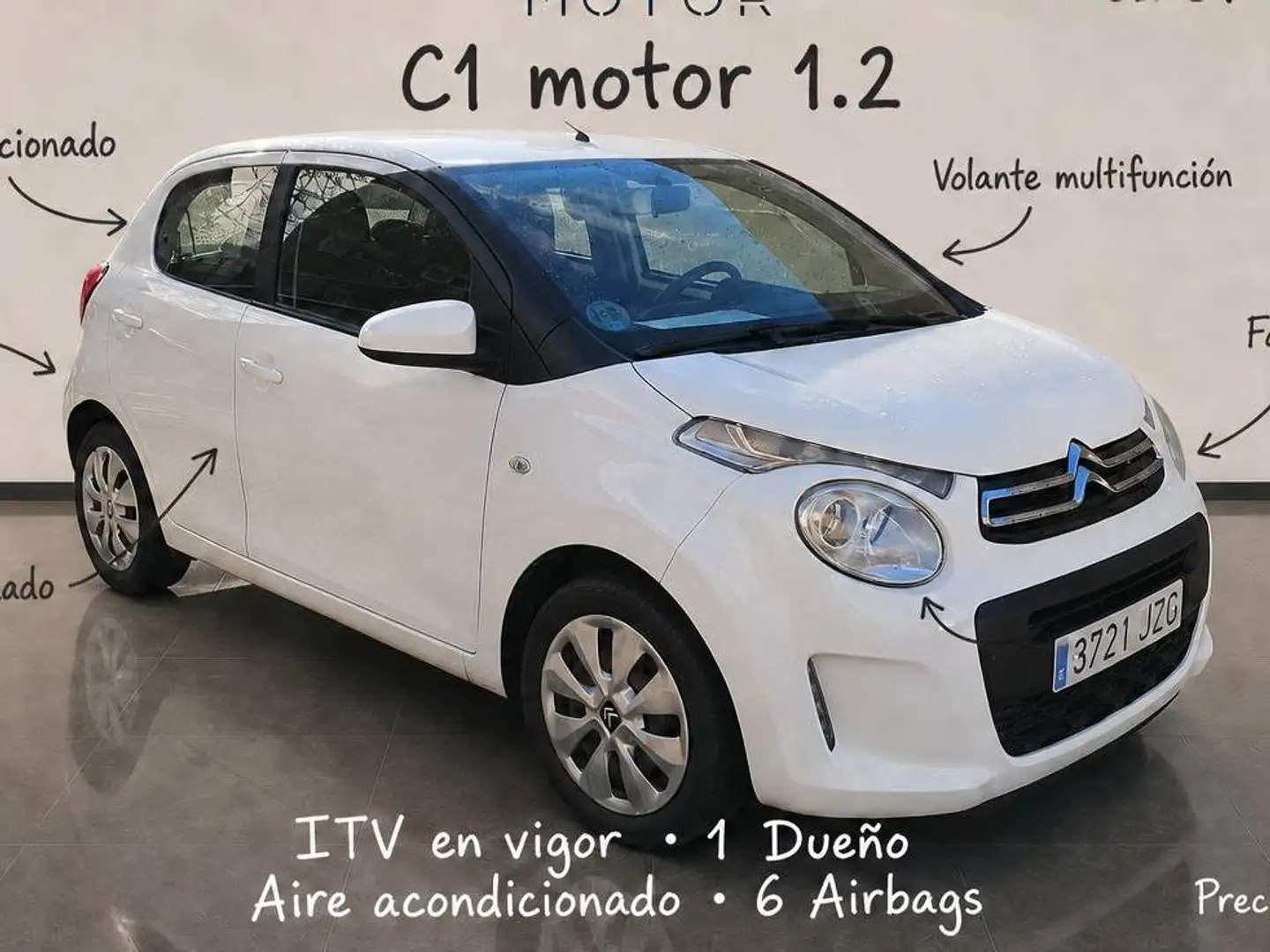 Citroen C1 C1 1.2 PureTech Feel Edition Feel Edition Blanco - 2