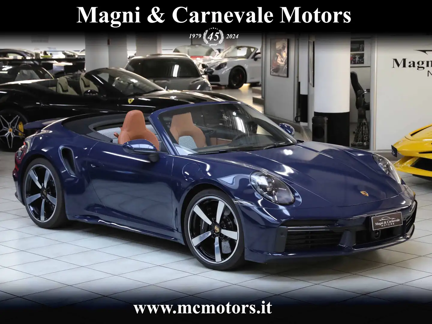 Porsche 992 TURBO S CABRIO|HERITAGE DESIGN|BURMESTER|LIFT SYST Blu/Azzurro - 1