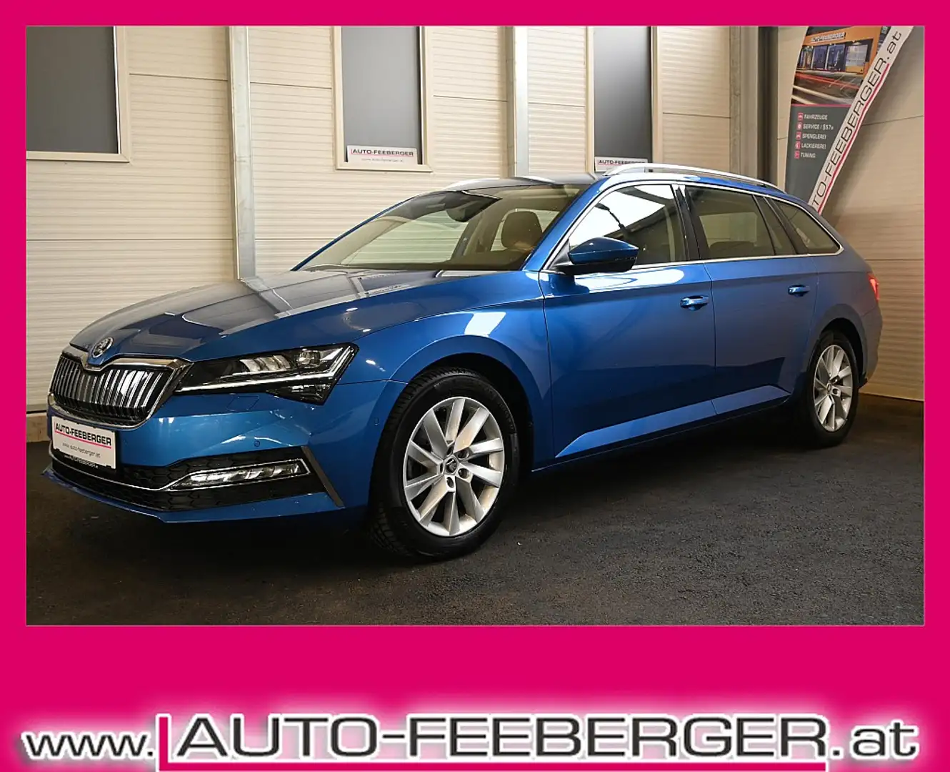 Skoda Superb Kombi 1,4 TSI PHEV Style DSG LED-Matrix ,ACC,NA... Blau - 1