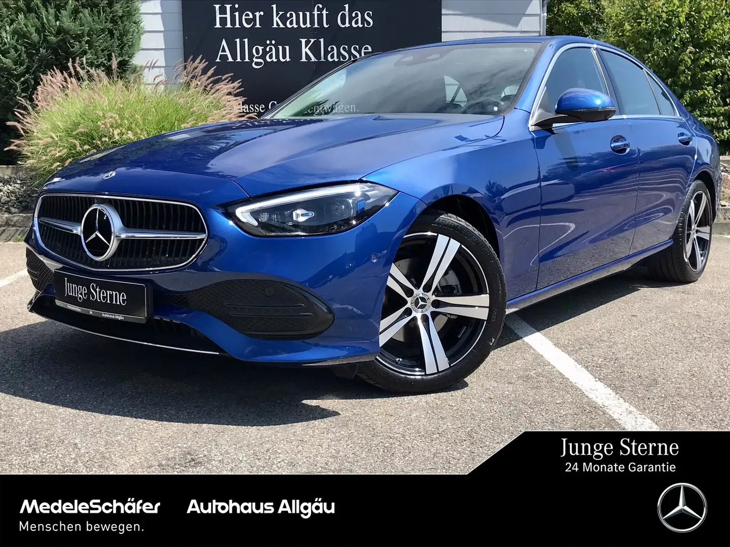 Mercedes-Benz C 180 C 180 Avantgarde 18" Distronic SHD D-Light 360° Blau - 1