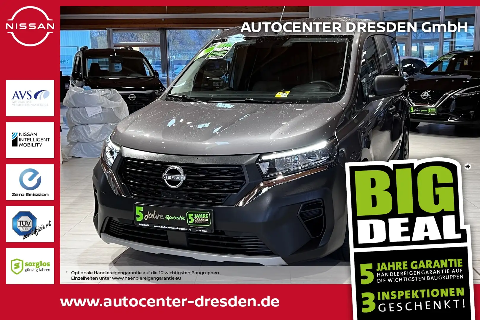 Nissan Townstar Kastenwagen DIG-T 130 L1 2.0t Acenta Grau - 1