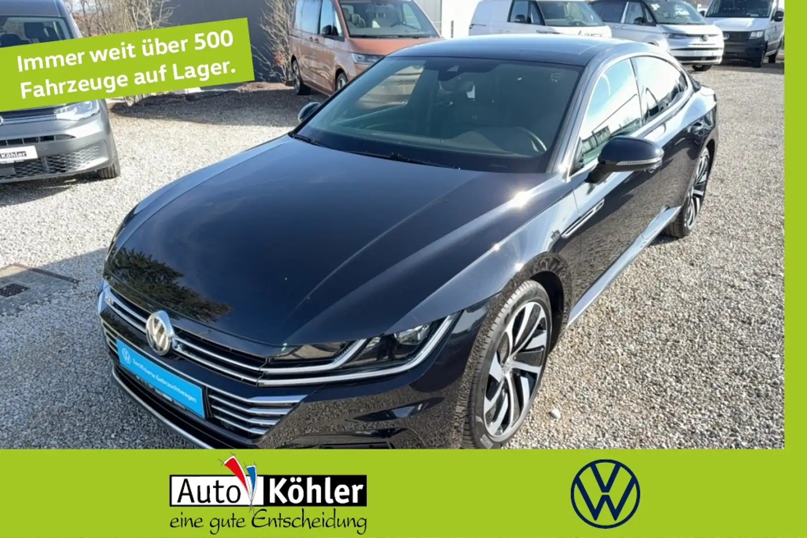 Volkswagen Arteon TSi R-Line Leder / Panorama-Schiebedach Schwarz - 1