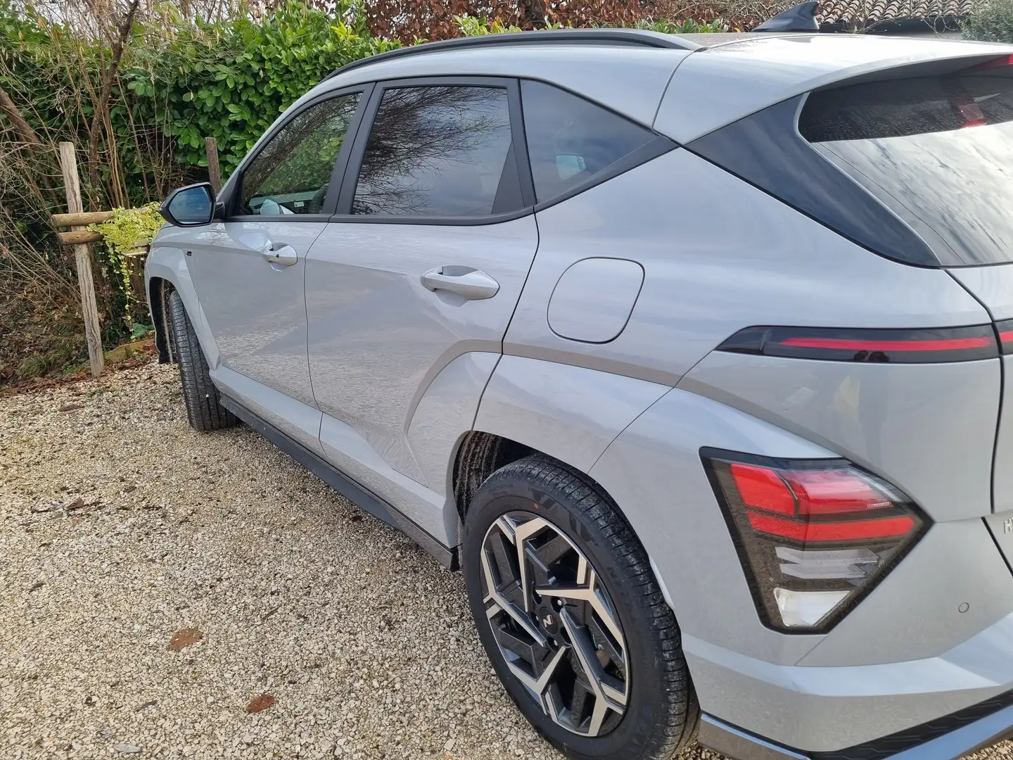 Hyundai KONA Kona II 2023 1.0 t-gdi 48V N Line 2wd 120cv mt Grigio - 2