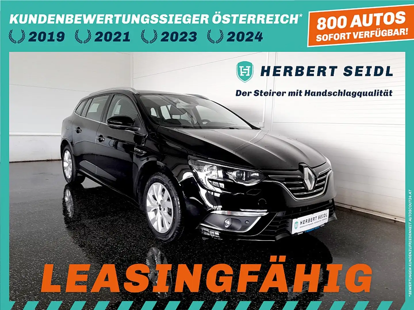 Renault Megane Mégane Grandtour Intens Blue dCi 115 Aut. *NAVI... Zwart - 1