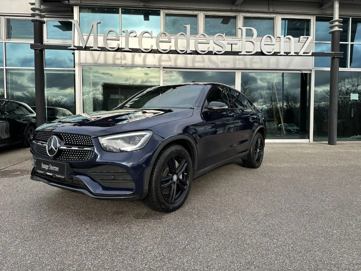 Mercedes-Benz GLC 220 d 4MATIC Coupé Blau - 2