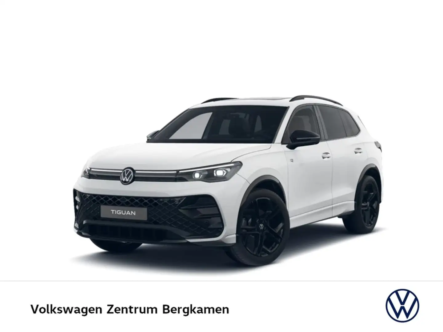 Volkswagen Tiguan 2.0 R-LINE DSG 4X4 HARMANKARDON LEDER AHK Wit - 1