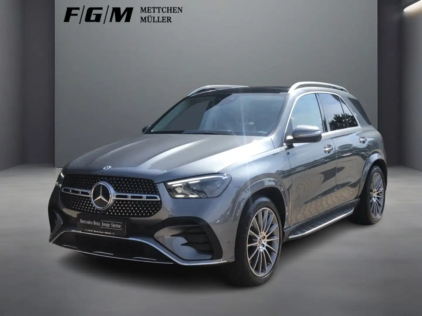 Mercedes-Benz GLE 450 d AMG+ Burm|HeadUp|KeyGo|MBeam|S-Dach Grau - 2