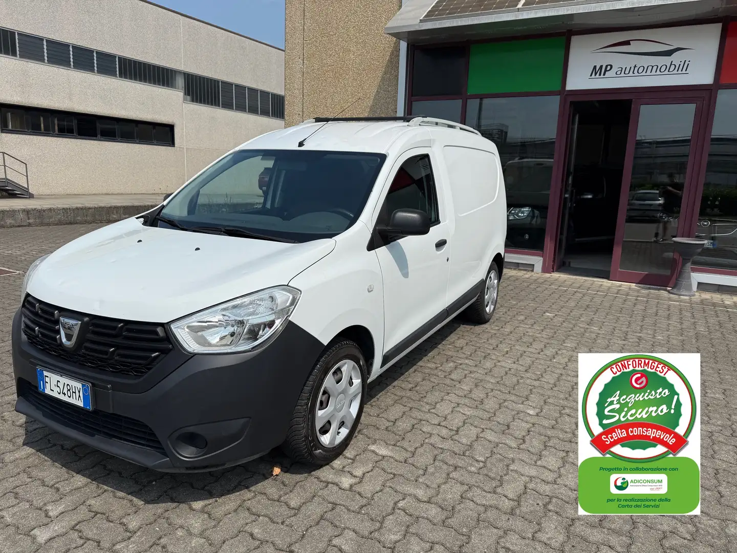Dacia Dokker 2017 1.6 GPL Laureate, TENUTO BENISSIMO, EURO 6B Bianco - 1