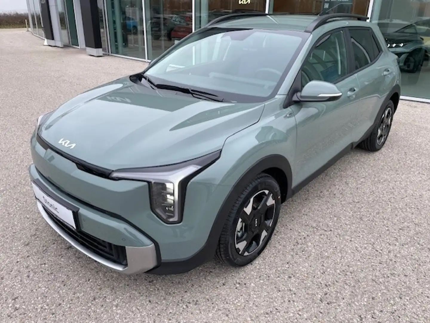 Kia Stonic 1,0 TGDI GPF ISG Silber Grün - 1