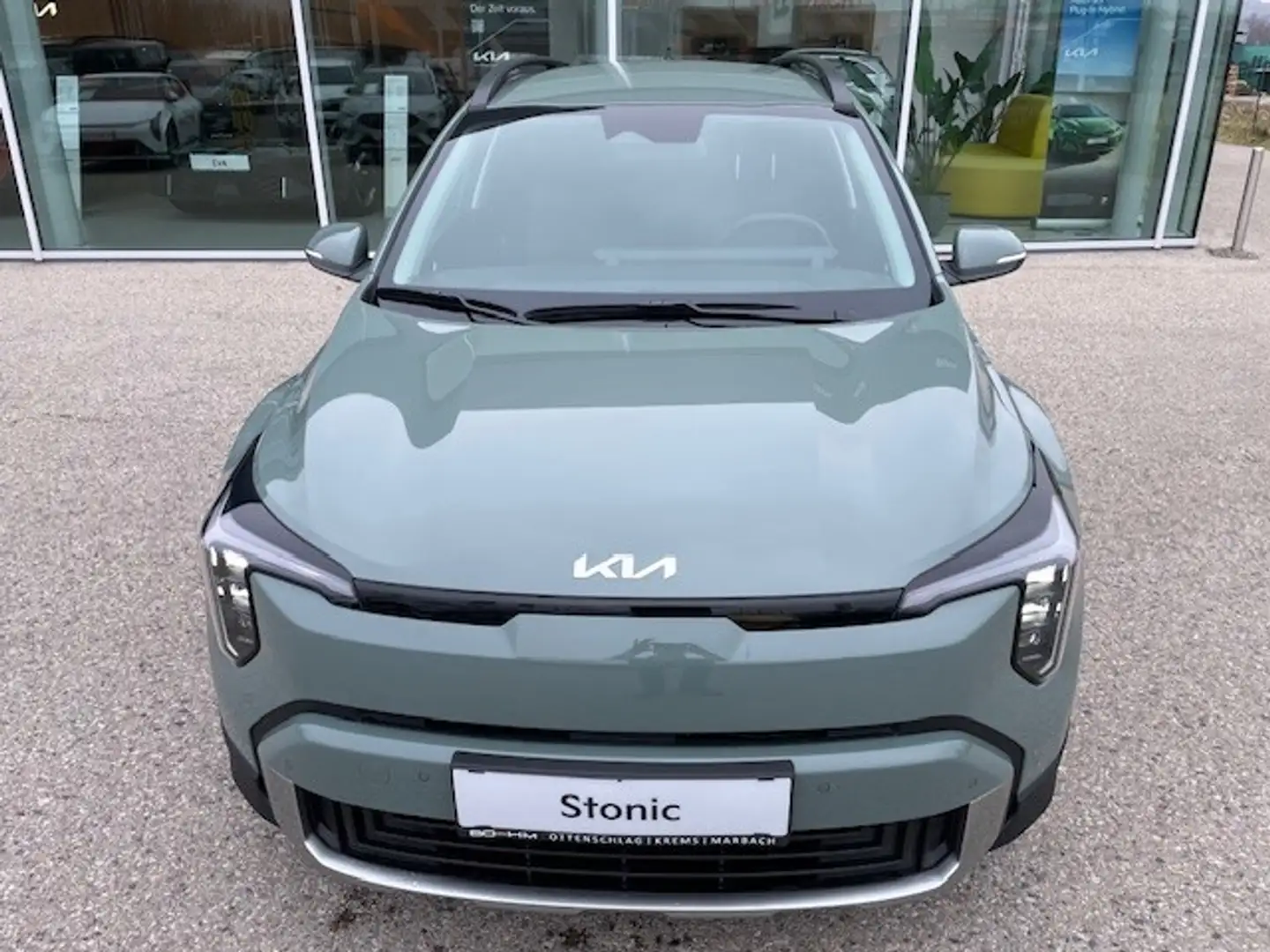 Kia Stonic 1,0 TGDI GPF ISG Silber Grün - 2