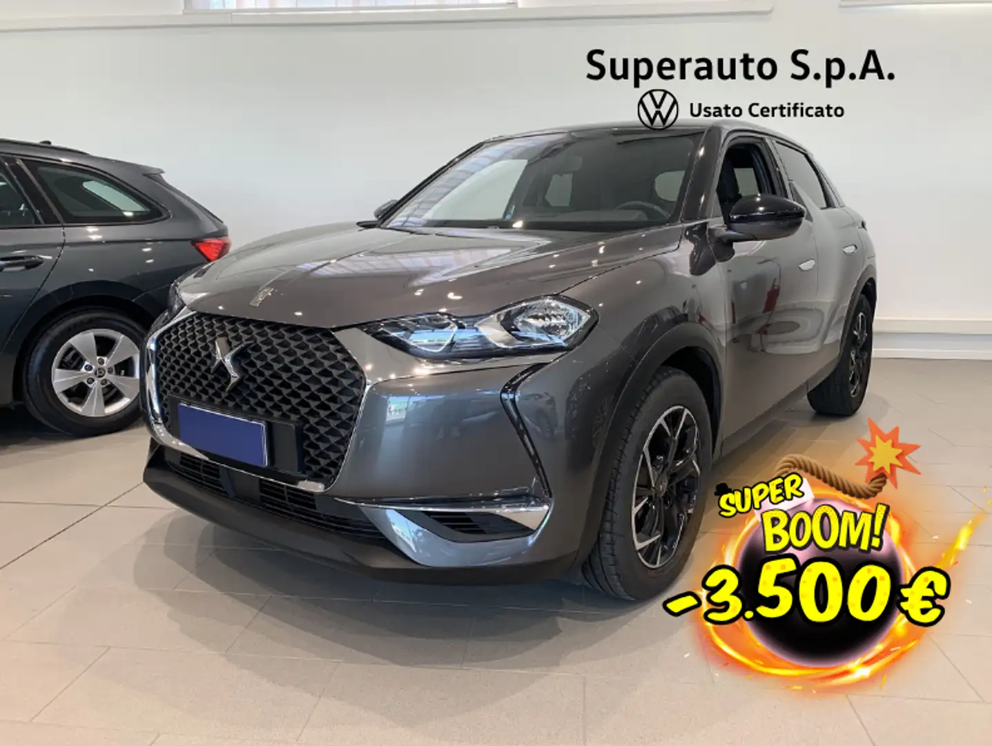 DS Automobiles DS 3 Crossback BlueHDi 130 aut. So Chic Gris - 1