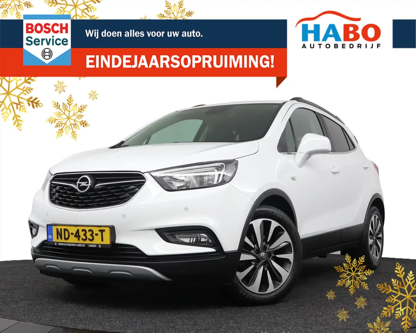 Opel Mokka X 1.4 TURBO INNOVATION 140PK ECC/CRUISE/NAV/CAMERA/R Weiß - 1