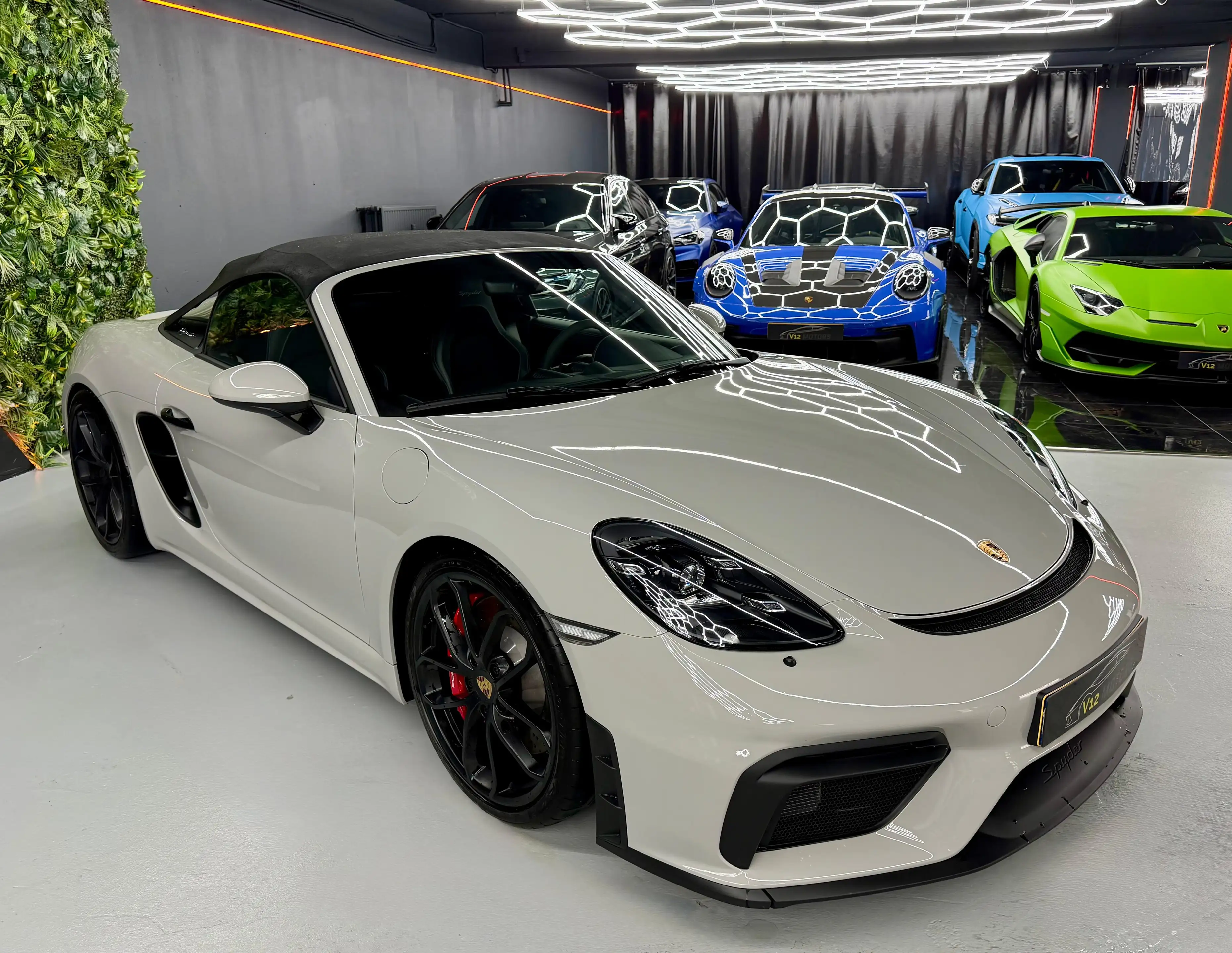 Porsche Boxster 718 Spyder PDK  Kreide Bose PASM Porsche Approved — photo 2