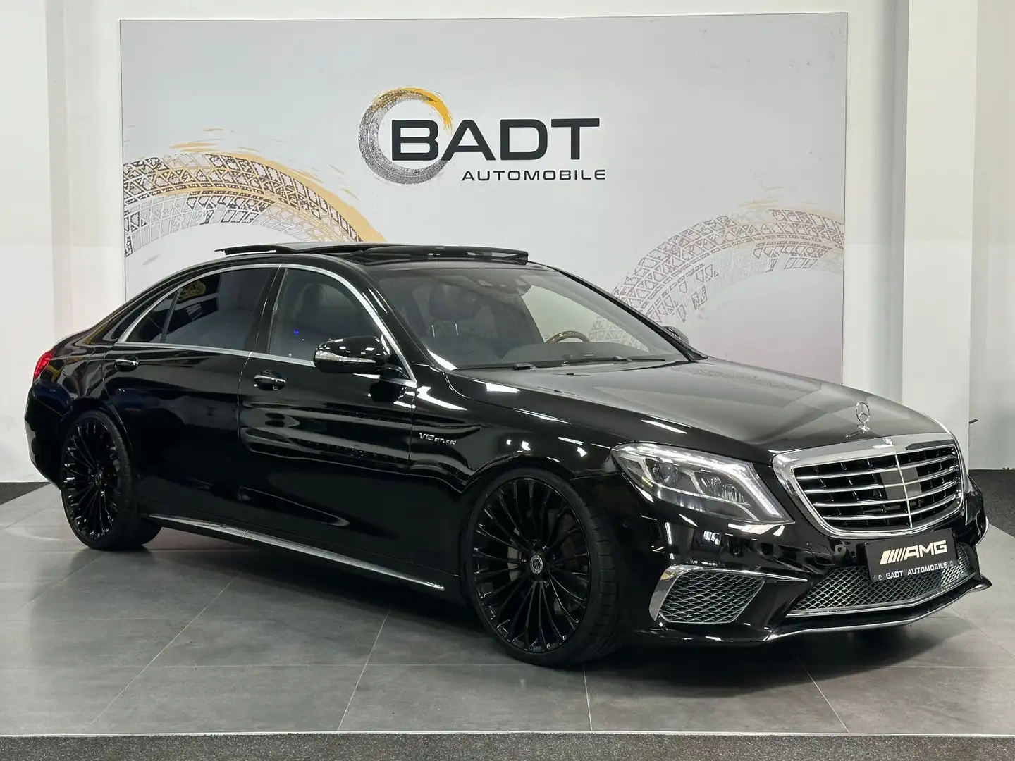 Mercedes-Benz S 500 L S 65 Optik 22" PANO*BURMESTER*DISTRONIC Noir - 1