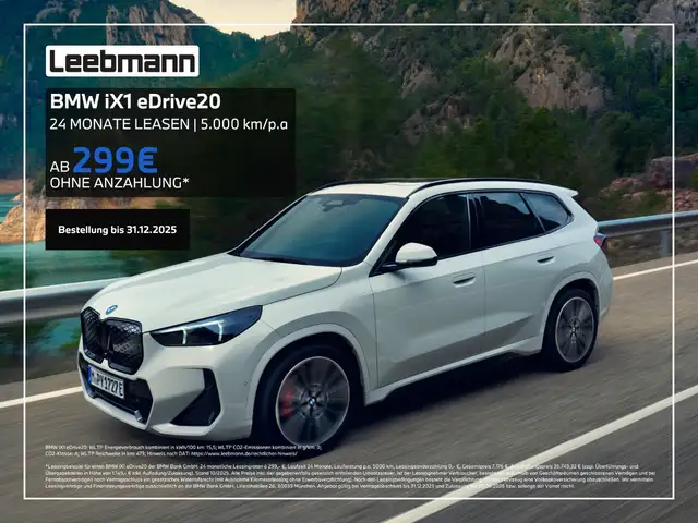 BMW iX1 eDrive20 Bestellaktion! Jahresendspurt