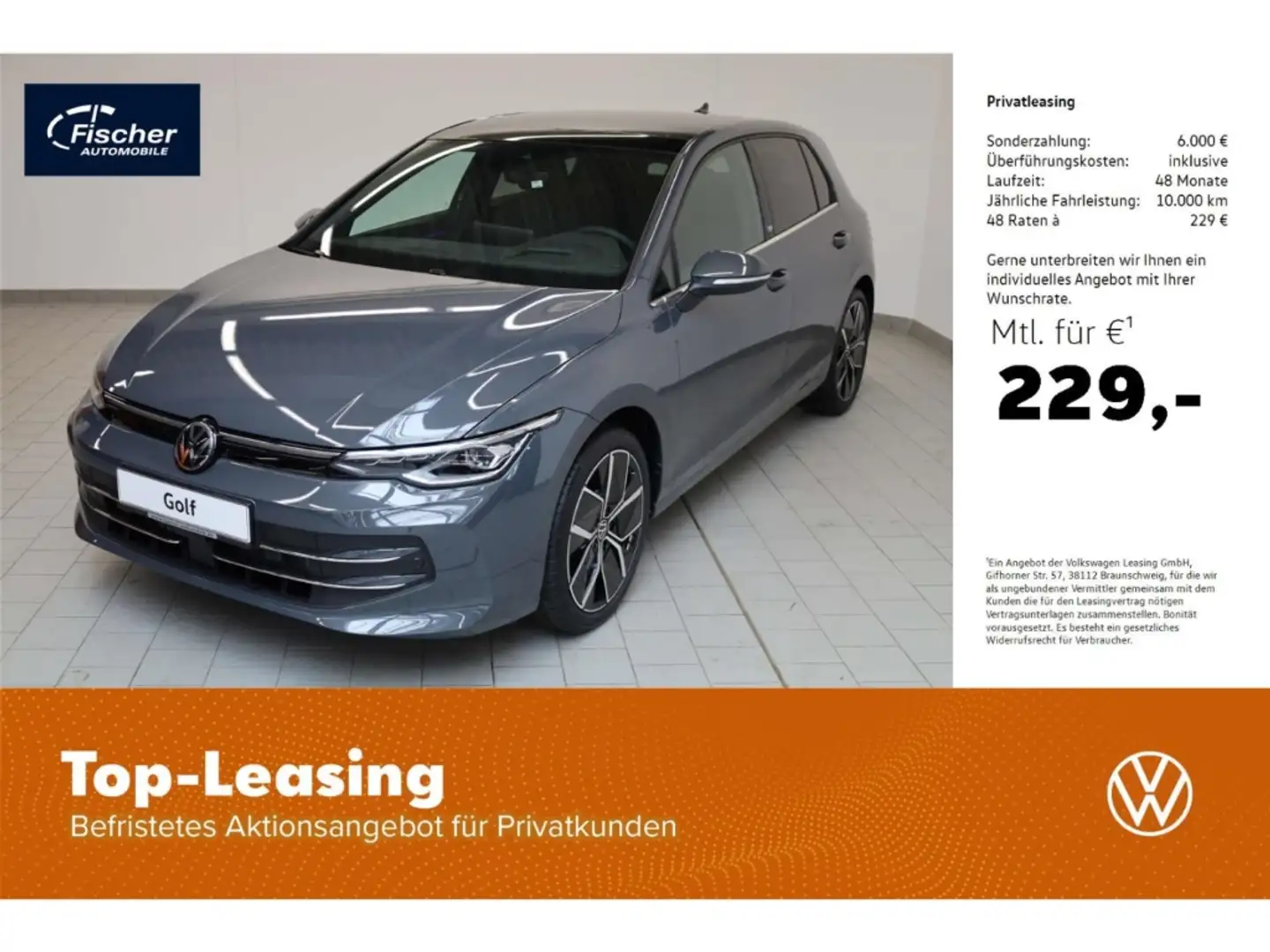 Volkswagen Golf 1.5 eTSI 50 Jahre Grau - 1