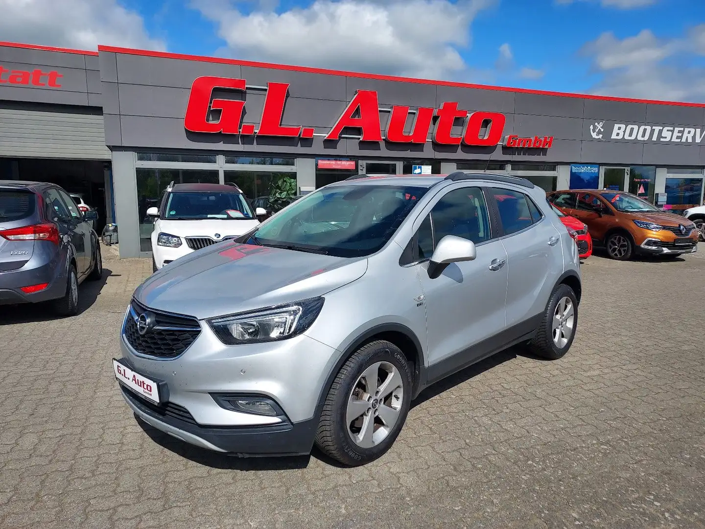 Opel Mokka X 120 Jahre/NAVI/KAM/PDC/SH/LENKRADHZG/TEM Silber - 1