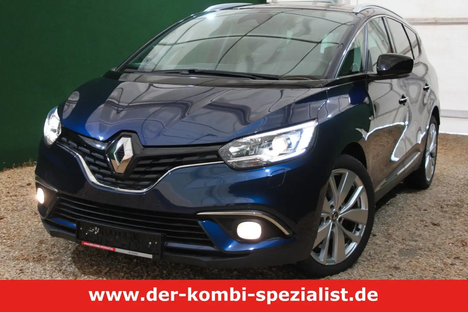 Renault Scenic Grand Scenic/ Alu- Allw. neu/PDC/ NAVI/Shz Blau - 1