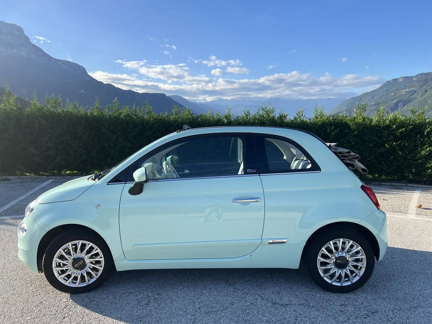 Fiat 500C 0.9 t.air t. Lounge 85cv my19 Verde - 1