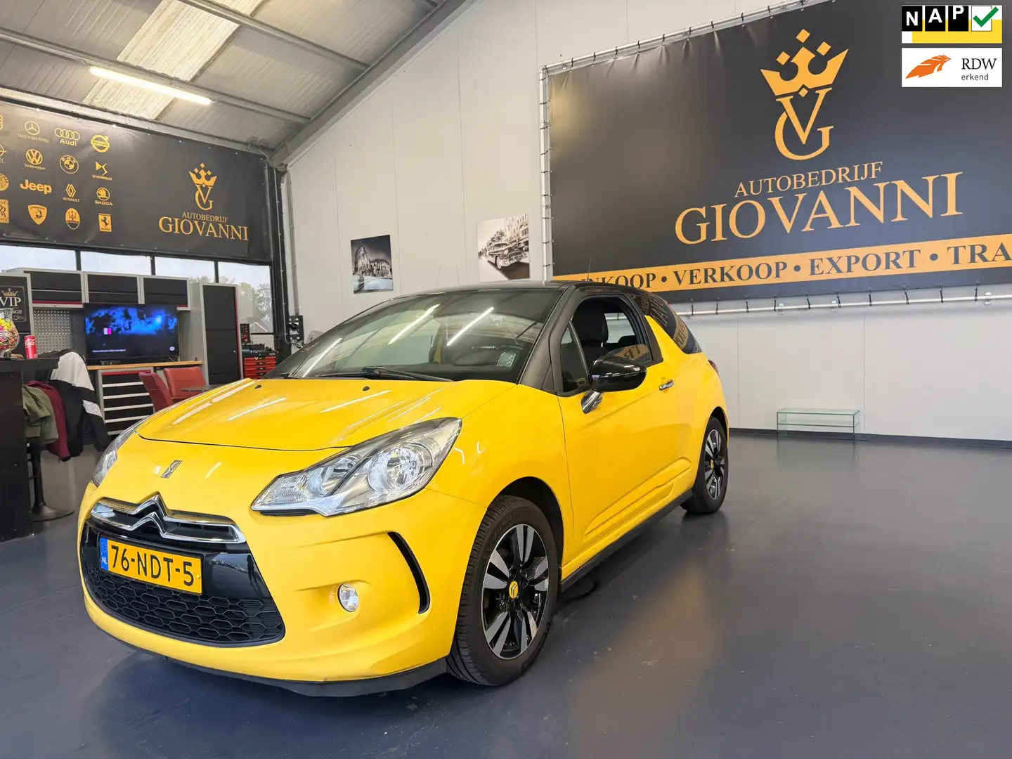 Citroen DS3 1.4 Chic INRUILEN MOGELIJK Amarillo - 1