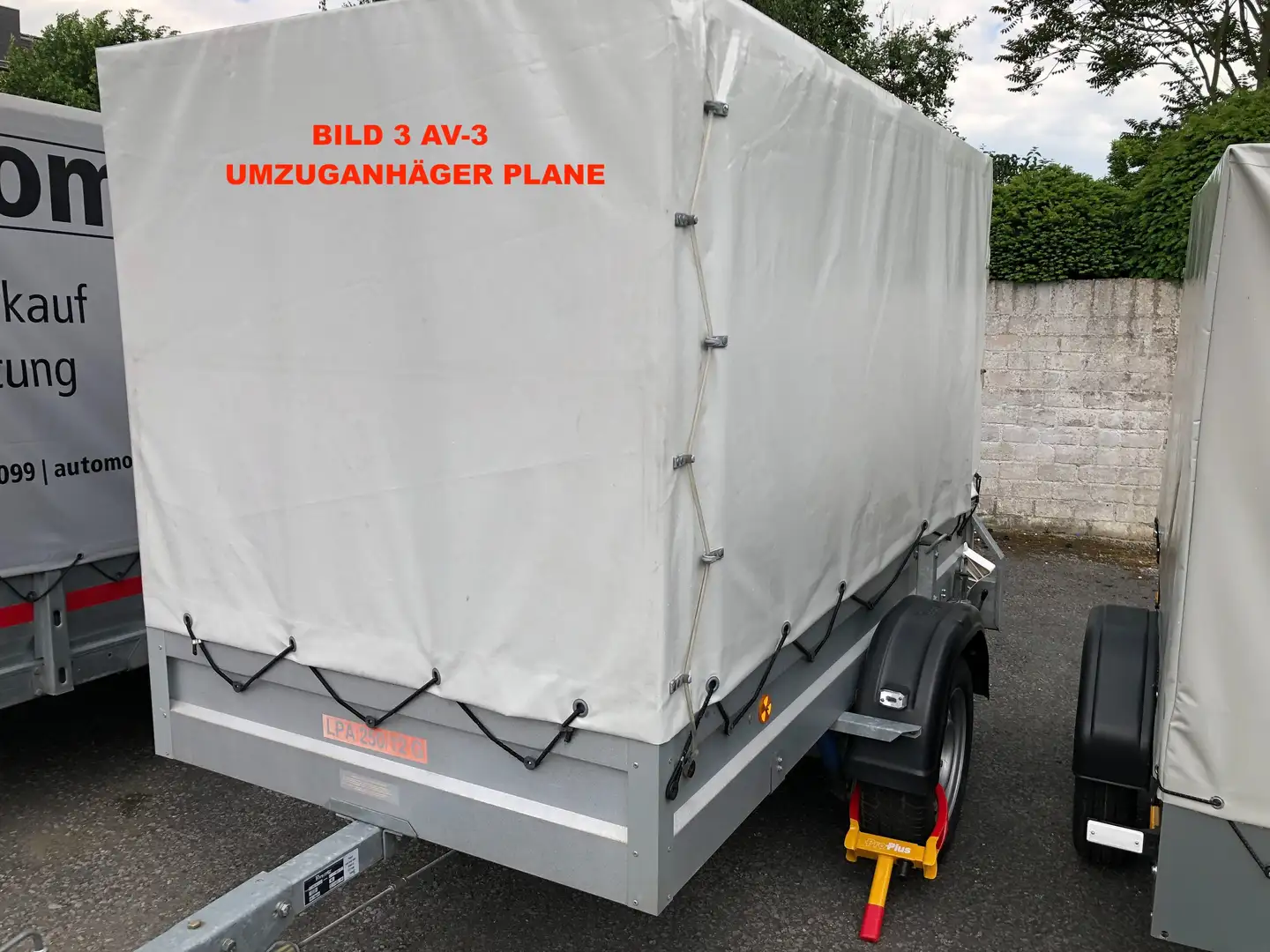 Pongratz LPA G PLANE SPRIEGEL / MOTORRAD TRAILER Silber - 1