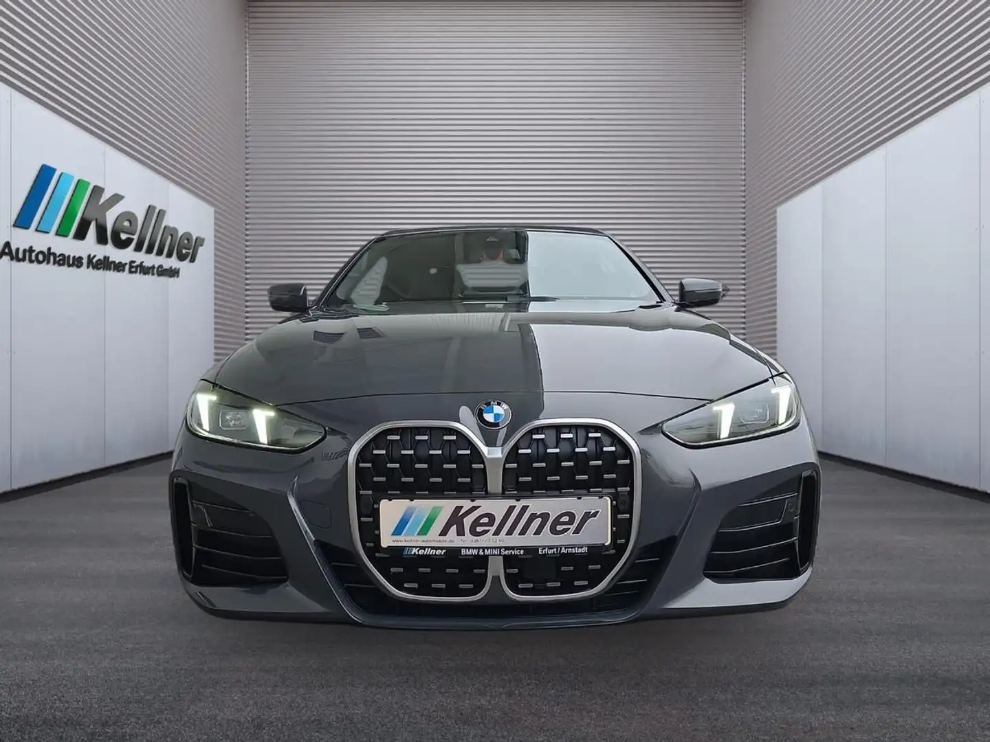 BMW 420 d Cabrio M-Sport+ACC+HIFI+Nackenwärmer Grau - 1