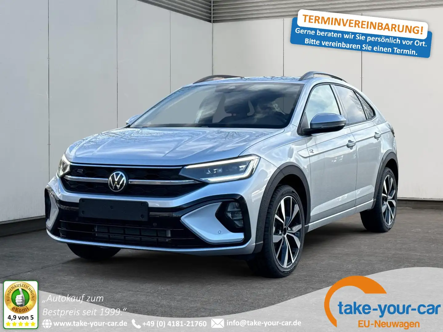 Volkswagen Taigo R-Line Limited IQ.LIGHT MATRIX+KAMERA+ACC+SHZ+1... Argent - 1