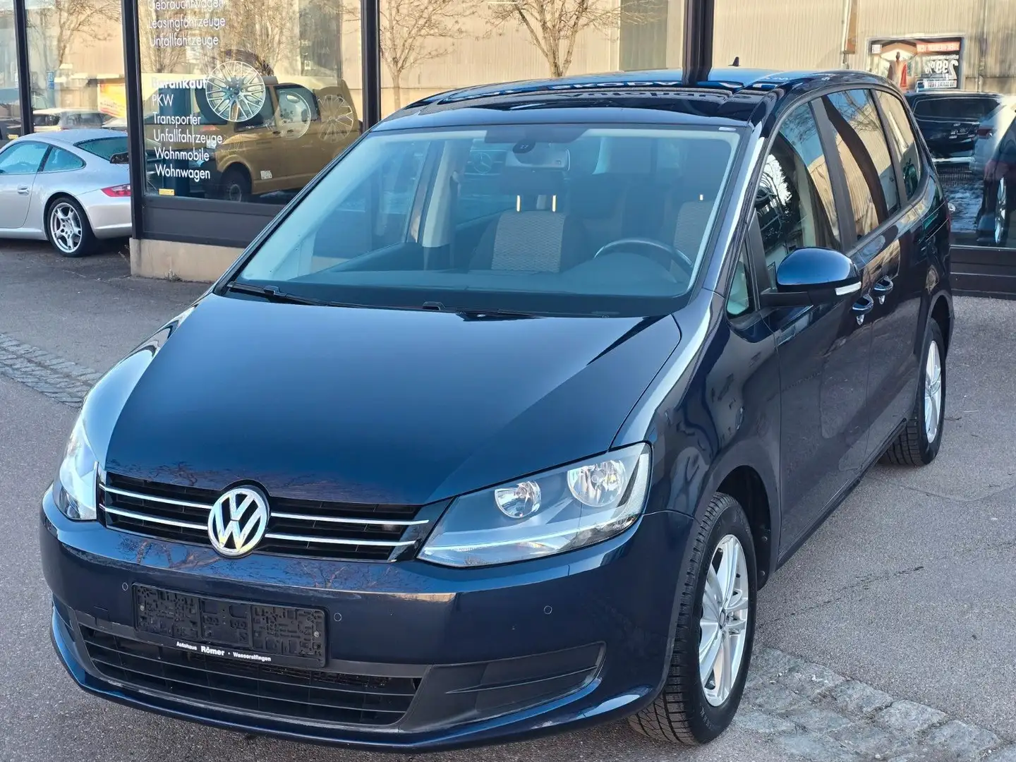 Volkswagen Sharan 1.4 TSI Trendline Klima AHK Kék - 2