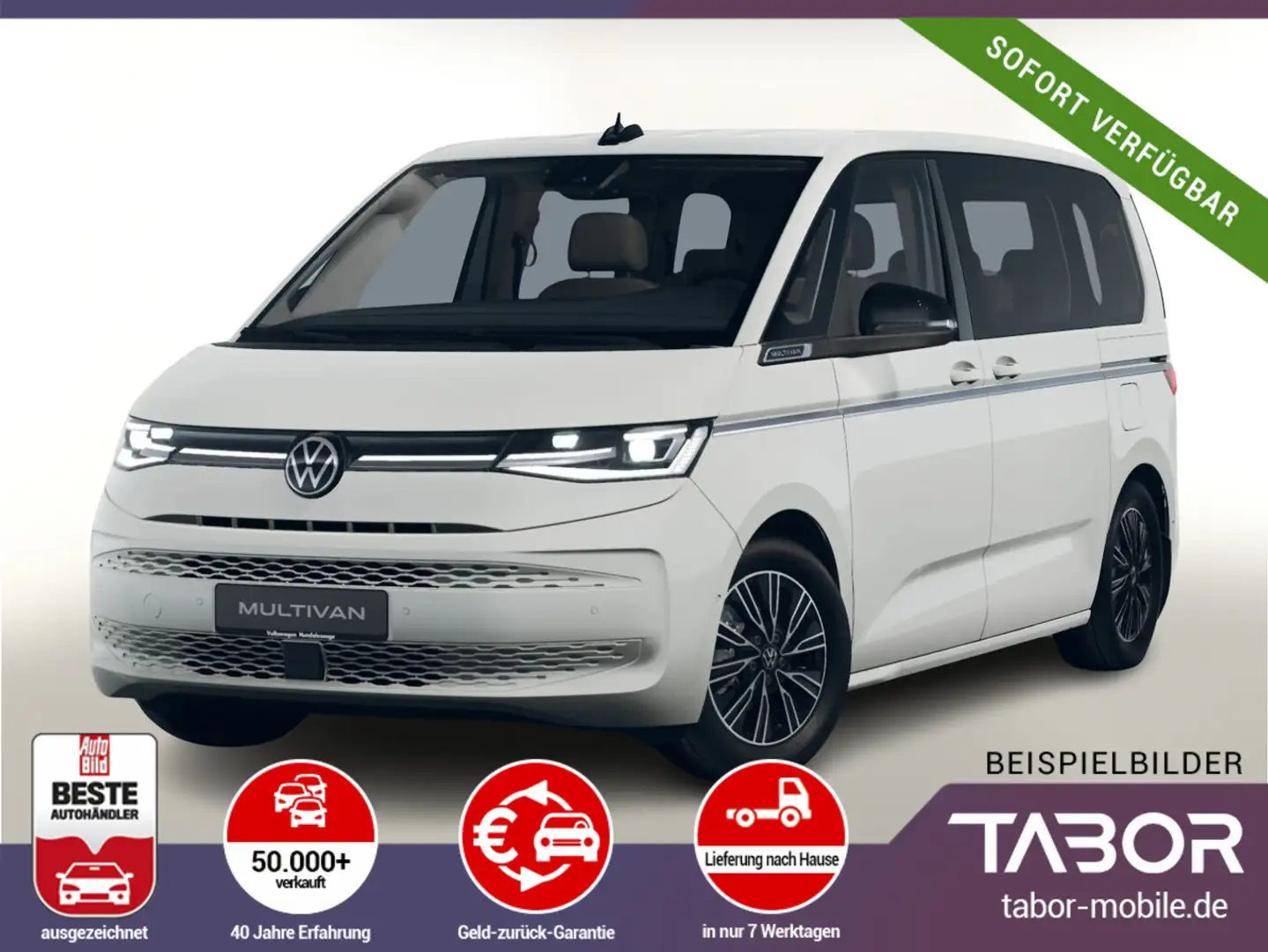 Volkswagen T7 Multivan 2.0 TDI 150 DSG Style Matrix Keyl Weiß - 1